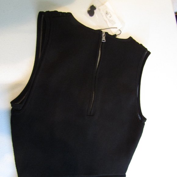 Milly Transparent Stripe Dress Size Petite - Picture 7 of 13